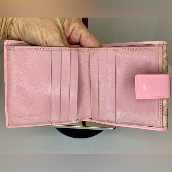 CHRISTIAN DIOR Monogram Girly Flap Compact Wallet Pink *2004* - Picture 8 of 11